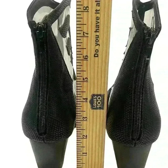 Coconuts by Matisse Cloud Nine Black and Clear Western Booties - Picture 6 of 12